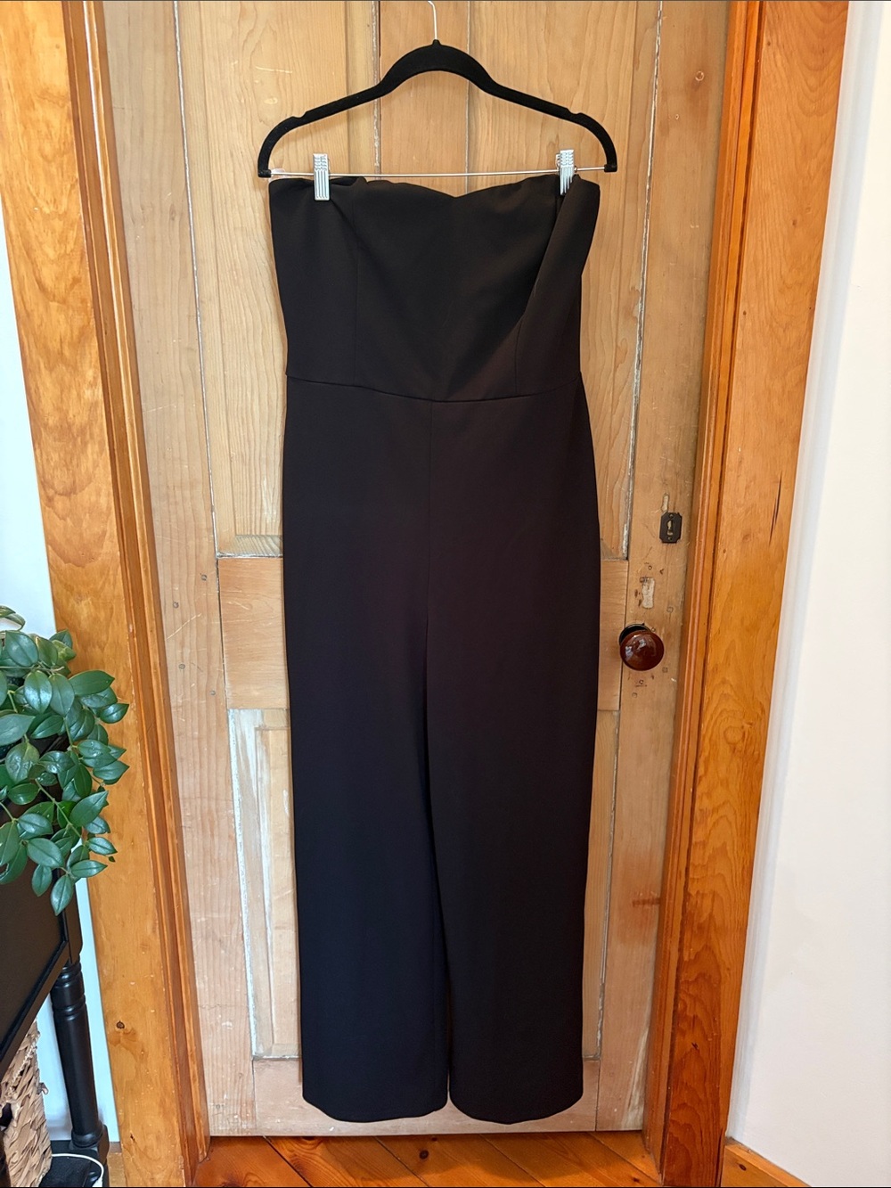 Strapless Black Jumpsuit